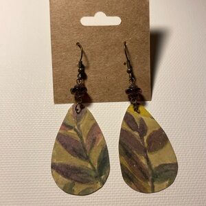 Handmade Floral Charm Earrings